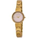 Ladies Gold White Dial Watch