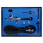 Dual-action Gravity Feed Airbrush Kit - 0.2/0.3/0.5MM + 6FT Hose