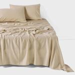 Linen House Surf Wash 400 Thread Count Flat Sheets