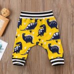 Yellow Dino Pants 12-18M