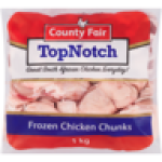 County Fair Top Notch Frozen Chicken Chunks 1KG