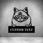 Birman With Custom Text - 300MM Grey