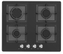 MIDEA 60CM 4 BURNER GAS ON GLASS HOB