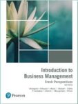 Introduction To Business Management: Fresh Perspectives