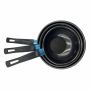133-24/14 Complete 3-PIECE Non-stick Saucepan Set - Small Medium & Large