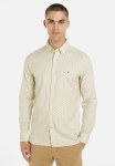 Tommy Hilfiger Flex Brushed Twill Prt Sf Shirt - Ecru & Ultra Blue