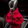 1PC MINI Car Gear Shift Cover Hoodie - Stylish Polyester Interior Accessory For Gear Knob Decoration