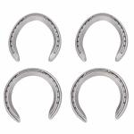 4PCS Aluminium Alloy Horseshoe Kit Horse Riding Tool Equipment Accessories Anti Slip Wear Horseshoes For Horses Type 4 5 6 Optio
