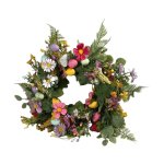 55CM Floral Egg Wreath Le JS814