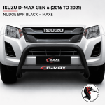 Isuzu D-max Gen 6 2016 To 2021 Nudge Bar Black –