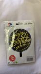 18 Inch Happy Birthday Foil Zig Zag