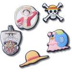One Piece Luffy 5 Pack Jibbitz - Multi Osfa