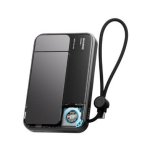 ICEMAG3 Magsafe 10000MAH 25W QI2 Powerbank With Active Cooling And Foldable Stand Black