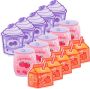 Creative Acrylic Binder Clips And Paper Clips Set 15PCS Cute Cartoon