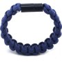 Paracord Bracelet With USB Charger For Samsung - Navy