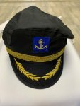 Captains Hat Black
