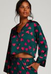 Jacket Long Sleeve Satin Hearts - Ponderosa Pine