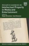 Research Handbook On Intellectual Property In Media And Entertainment Hardcover