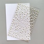 Self-adhesive Pearl Stickers White Flat Back Pearl Stickers For Face Beauty Makeup Nail Art Phone Diy Crafts Home Decoration Cli