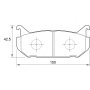 Kbc Brake Pads Rear For Ford Mazda - Spares Direct