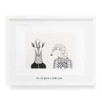 Bokkie & Pangolin Art Print