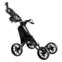 4-WHEEL Foldable Golf Push Cart Lightweight Golf Trolley Easy Storage