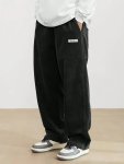 Men's Casual Loose Fit Pants With Drawstring & Pockets Lightweight Comfy Pants For Sport And Casual Wear