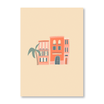 Desert Town Art Print - A0