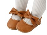 Tan Bowknot Pump