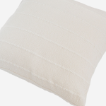 Country Cushion Cover With Stripes - Natural