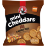 Bakers MINI Cheddars Barbeque Flavoured Snack 33G