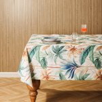Carmel Designer Island Canopy Tablecloth Sage - 10-12 Seater 150X340CM