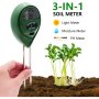 Unlock The Secrets Of Your Garden's Soil With This 3-IN-1 Soil Tester Kit