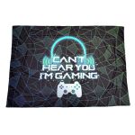 I'm Gaming White Double Layer Lap Blanket