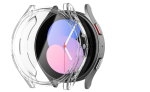 Clear Protective Case For Samsung Galaxy Watch 5 & Tempered Glass - 44 Mm