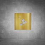 Warehouse Sign - Brushed Brass