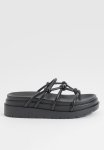 Wide Fit Knot Detail Chunky Sliders