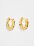 Cassidy Chunky Hinge Hoop Earrings - 0 Gold Plated