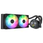 AeroCool Abyss 240MM L Digital Liquid Cooler - Black