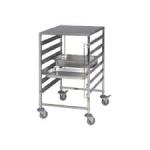 Working Table S steel - Mobile - 6 Tier