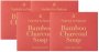 Faithful To Nature Bamboo Charcoal Soap Rose Geranium X 4