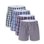Men's Woven Boxers 100% Cotton Boxer Shorts For Men