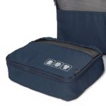 Travelite 3 Piece Packing Cube Blue - Blue Onesize