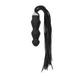 Shots Media Ouch Whip With Rounded Dildo Black
