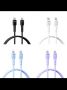 65W Type-c To Type-c Silicone Fast Charging Cables - 4 Pack 1M