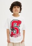 Cotton On License Drop Shoulder Short Sleeve Tee - Lcn Mar White spiderman Stance
