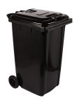 240 Wheelie Bins Recycled Non Sabs – Black