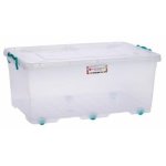 40 Litre Storage Box Clear Clip And Lock