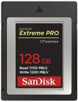 SanDisk 128GB Extreme Pro Cfexpress Card Type B - SDCFE-128G-GN4NN Silver