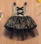 Black Spiderweb Romper With Romantic Tutu